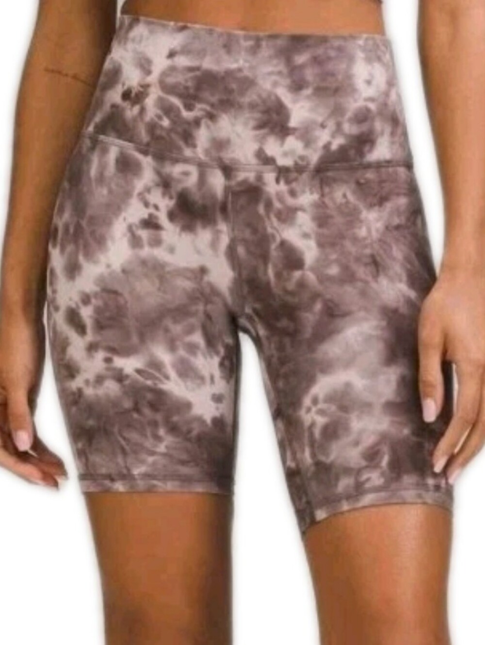Lululemon Athletica $74 Brown Tiedye Align High Waist Shorts 4